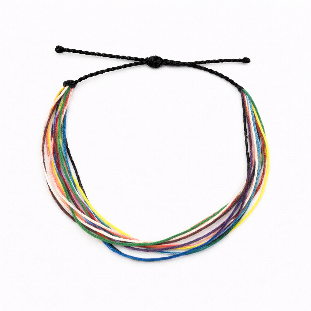 Rainbow Strings Anklet
