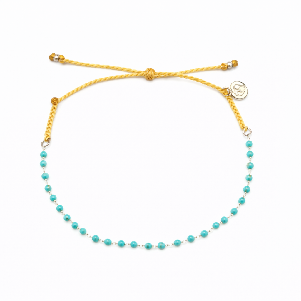 Turquoise Chain Anklet