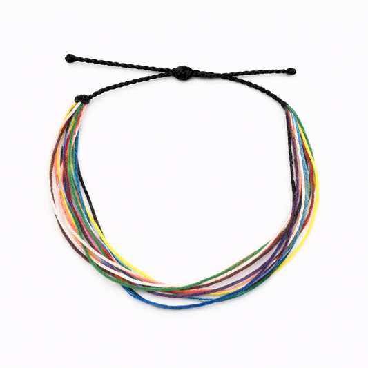 Rainbow Strings Anklet